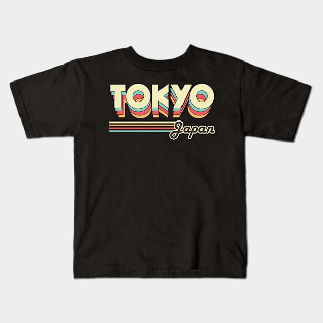 Tokyo Japan city visit Kids T-Shirt by SerenityByAlex